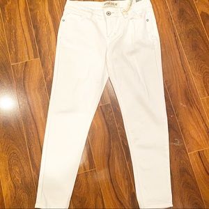 Womens skinny jeans size 10 WHITE